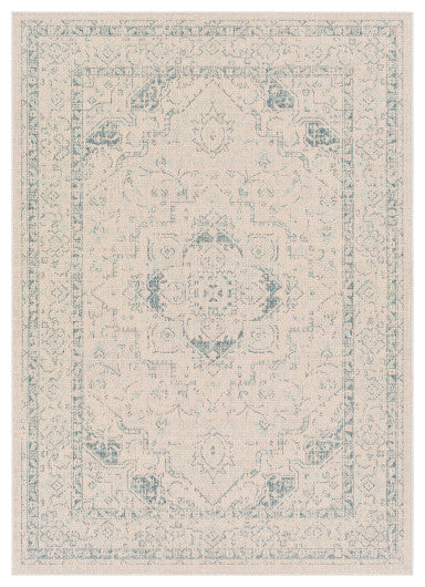 Surya Veranda VRD-2300 5'3"x7'3" Rug, Taupe/Ivory/Black