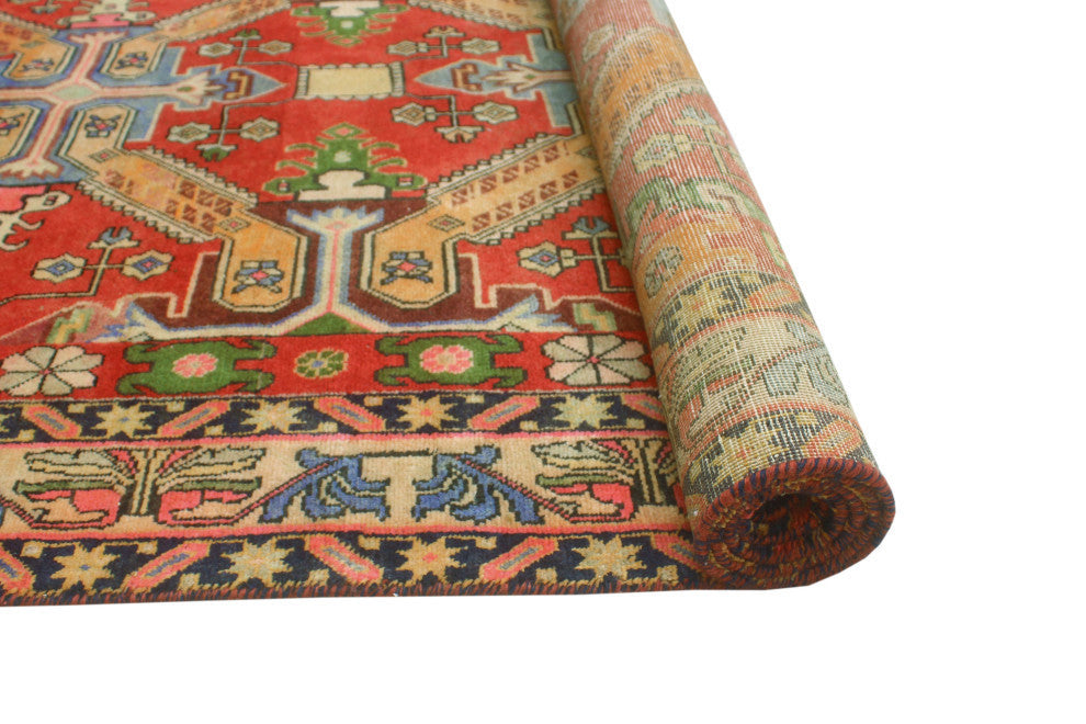 Fine Vintage Distressed Adio Rust/Beige Runner, 4'7x9'10