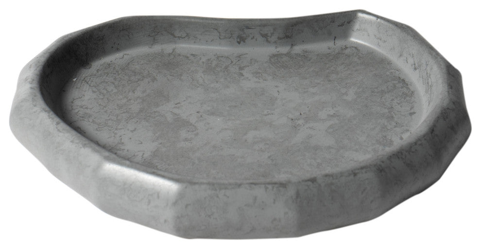 ALFI brand ABCO1022 5 Piece Solid Concrete Gray Matte Bathroom Accessory Set