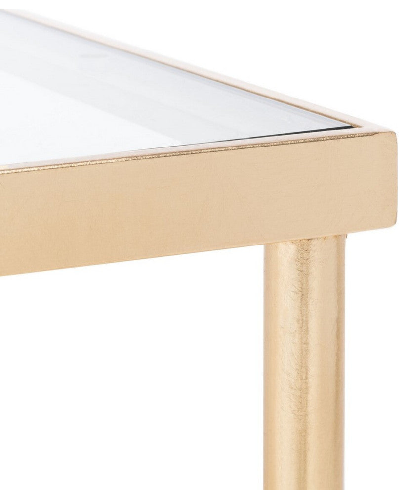 Safavieh Devi Gold Leaf Coffee Table Gold