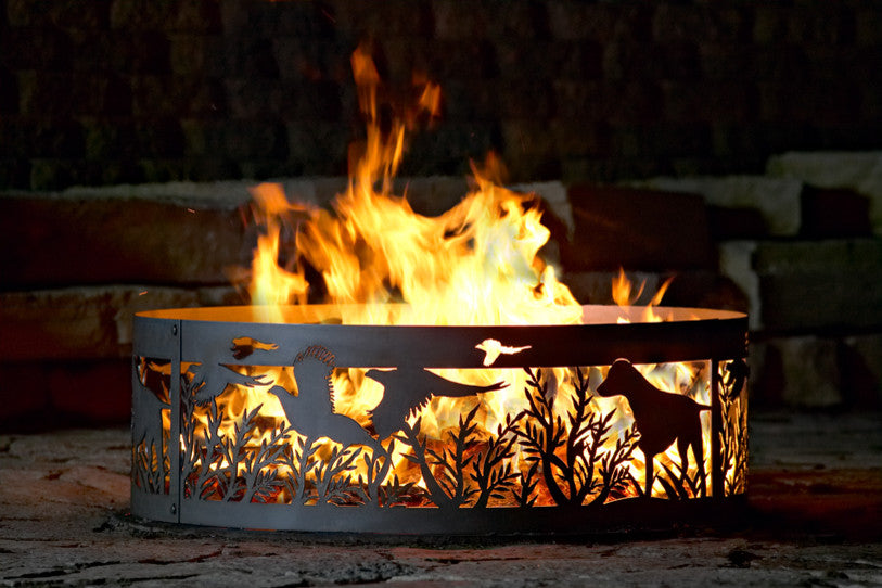 Dog N Pheasant Fire Ring, 30", 48