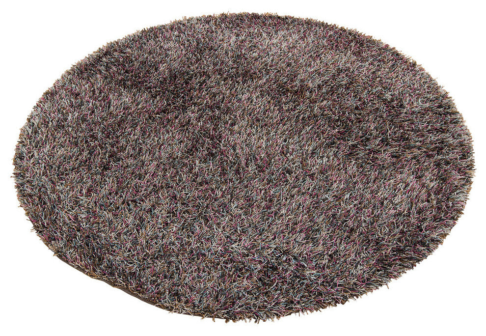 Astrid Contemporary Area Rug, Purple, 7'9" Round
