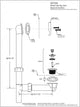 White 1.5" Tubular Pull & Drain Bath Waste In Polished Chrome
