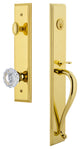 Carre' 1-Piece Dummy Handleset, S Grip and Versailles, Lifetime Brass, 849198