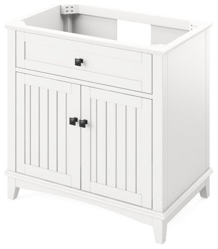 Savino Modern 36" White Single Sink Vanity, Boulder Cultured Marble Vanity Top