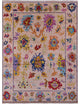 10' 1" X 13' 9" Hand Knotted Turkish Oushak Wool Rug - Q16112