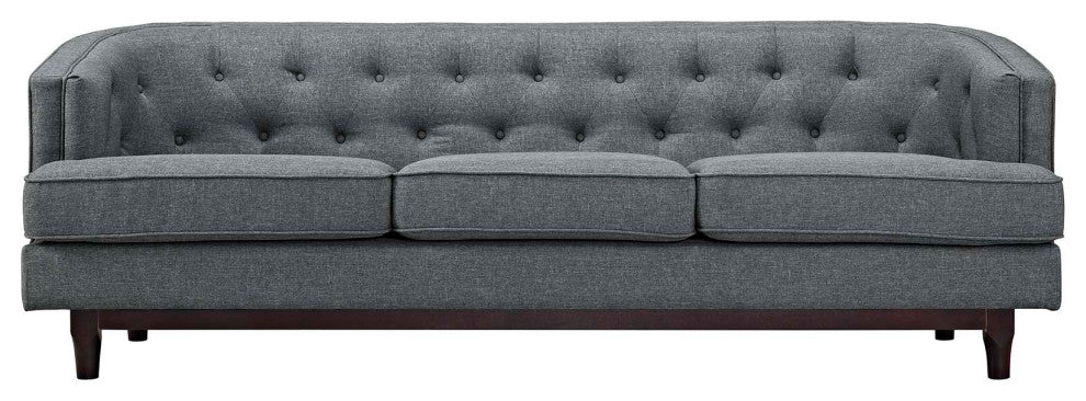 Modern Gray Coast Upholstered Sofa