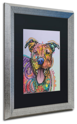 Dean Russo 'Zoey' Art, Silver Frame, Black Mat, 16x20