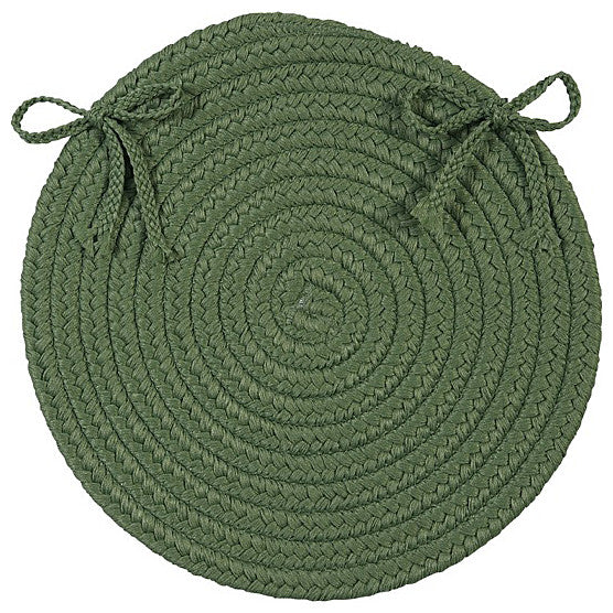 Colonial Mills Chair Pad Boca Raton Moss Green Chair Pad