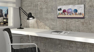 Epic Graffiti 'The Robot's Last Supper' Giclee Canvas Wall Art, 24"x12"
