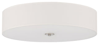 Access Lighting 64064LEDDLP/WH Mid Town 4 Light 24"W LED Flush - Brushed Steel