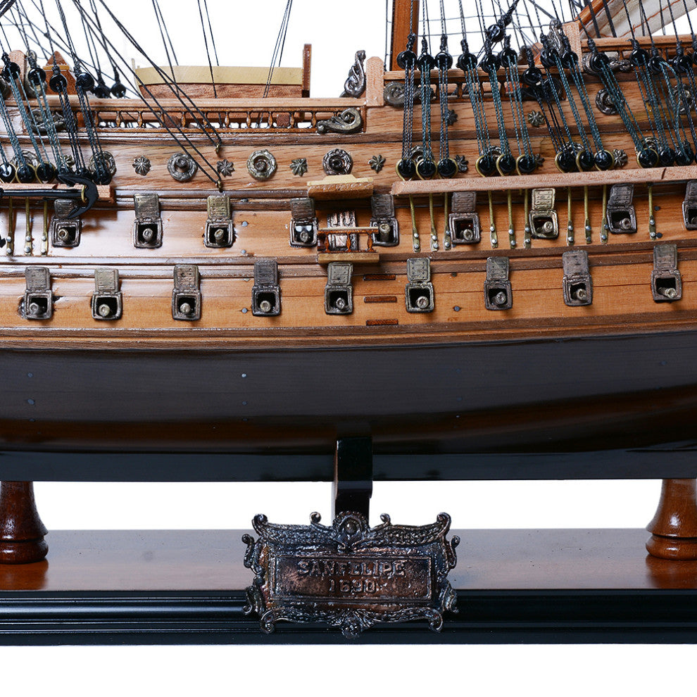 San Felipe Medium Museum-quality Fully Assembled Wooden Model Ship