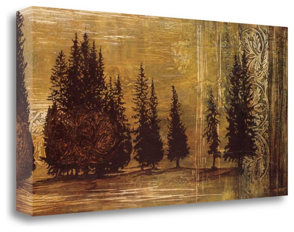 "Forest Silhouettes I" By Linda Thompson, Giclee Print on Gallery Wrap Canvas