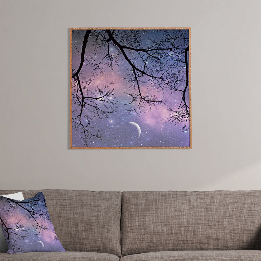 Deny Designs Shannon Clark Twinkle Twinkle Framed Wall Art, 30x30x1