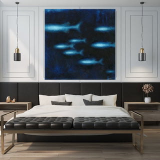 "School II" Fine Art Giant Canvas Print, 72"x72"