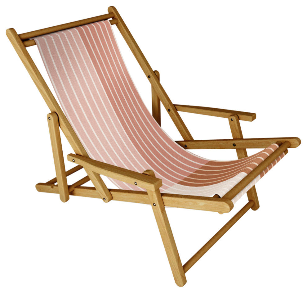 Colour Poems Color Block Line Abstract XVI Sling Chair