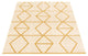 Ana eCarpetGallery Area Rug, Ivory-Gold, 3'11"x5'7"