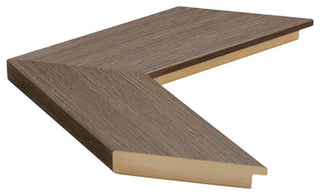 Pendleton Framed Wall Mirror, Grey Oak, 20" X 48"