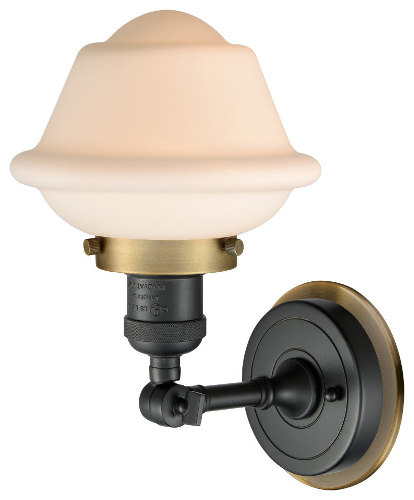 INNOVATIONS LIGHTING 203BK-BPBB-HRBB-G531 1 Light Mixed Metals Sconce