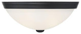Savoy House Flush Mount 6-780-13-BK Two Light Flush Mount, Black