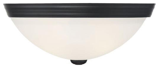 Savoy House Flush Mount 6-780-13-BK Two Light Flush Mount, Black