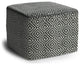 Briella Square Woven Outdoor/ Indoor Pouf