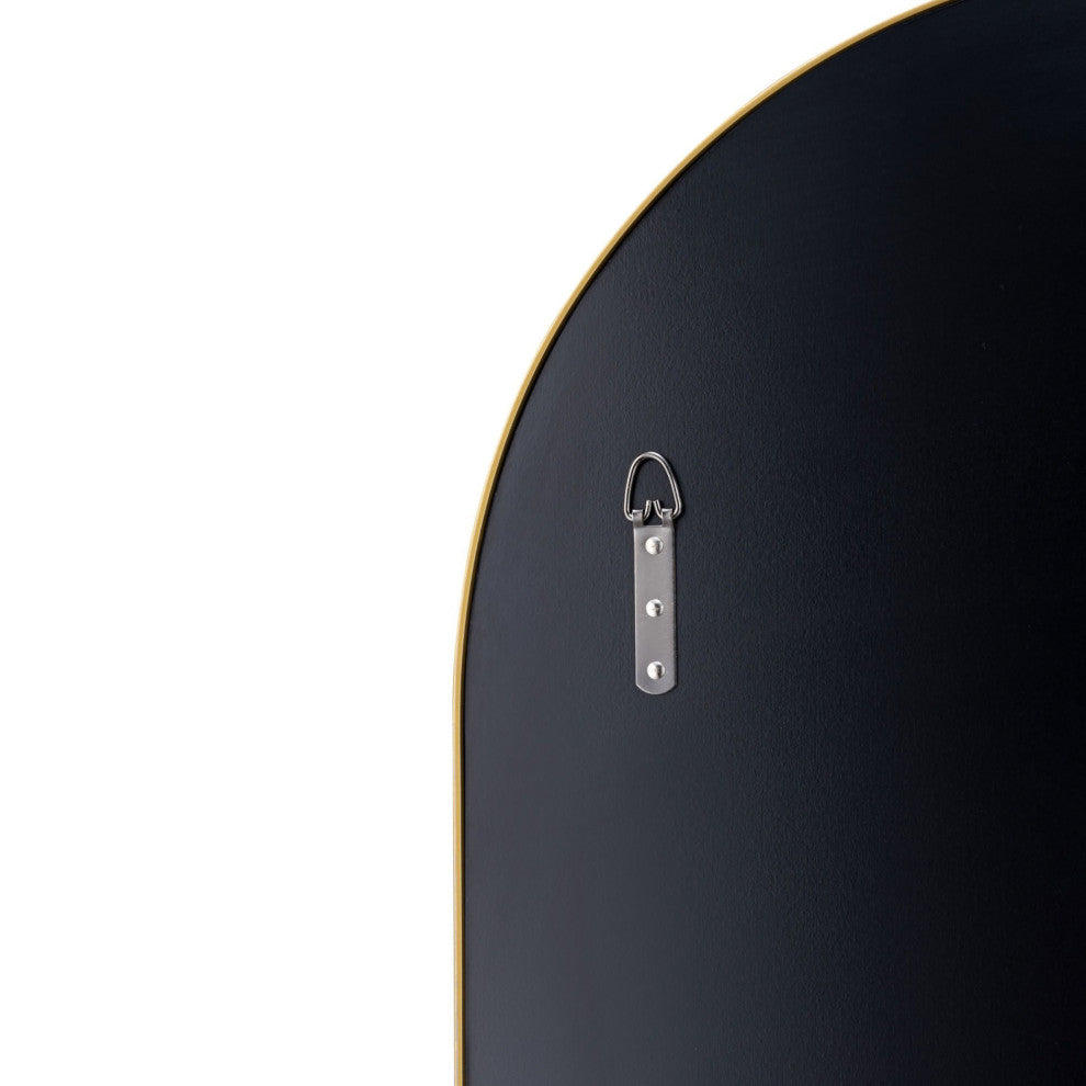 Varaluz 434MI22 Capsule 22" W x 40" H Oval Bathroom Mirror - Chrome