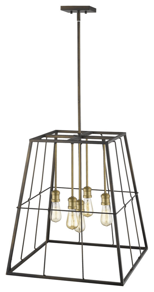 Charley 5-Light Oil-Rubbed Bronze Pendant