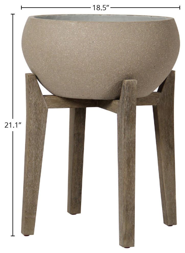 Patio 19" Wide Standing Urn
