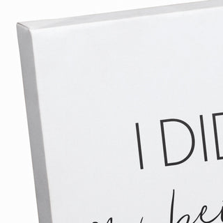 I Didn't Plan On Being Cute 16x16 Canvas Wall Art