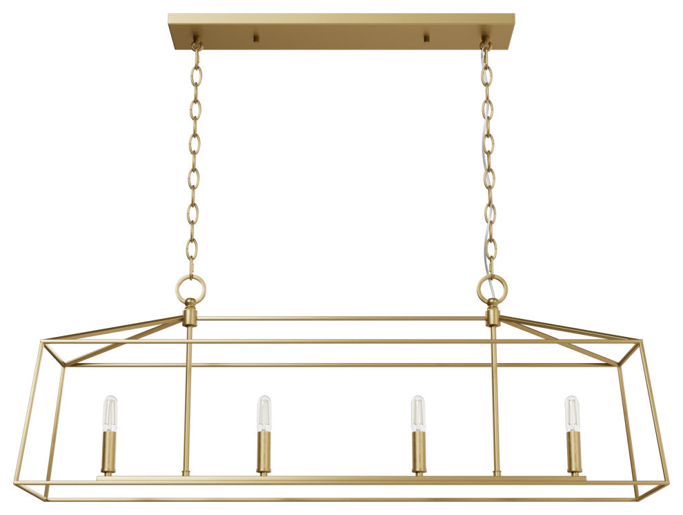 Fair Oaks Luxe Gold 4 Light Chandelier