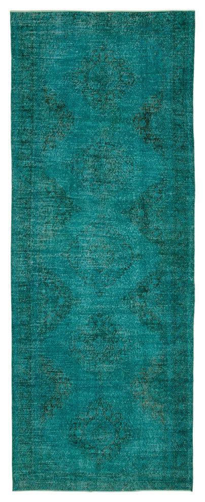 Rug N Carpet - Handmade Anatolian 4' 8" x 12' 10" Antique Runner Rug
