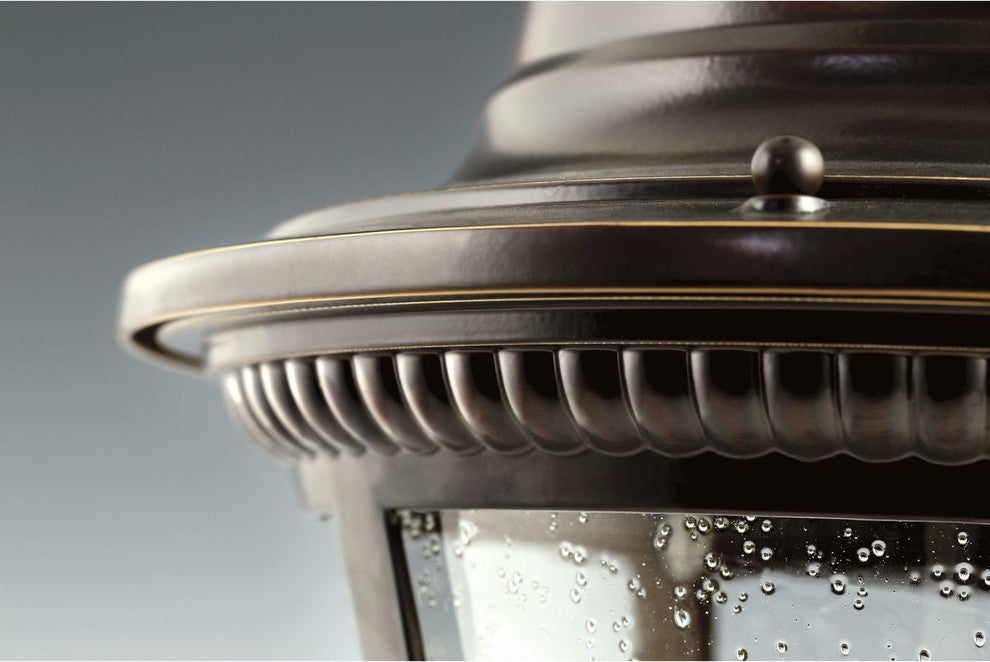 Progress Lighting 1-Light Close-To-Ceiling With Clear Seeded Glass