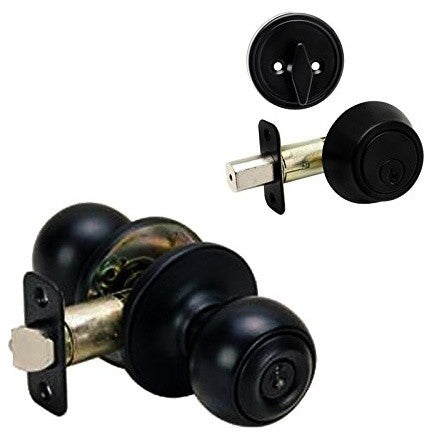 Designers Impressions Ashland 2-Piece Entry Knob and Deadbolt Combo Set
