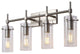 Effimero 4-Light Wall Sconce, Brushed Nickel
