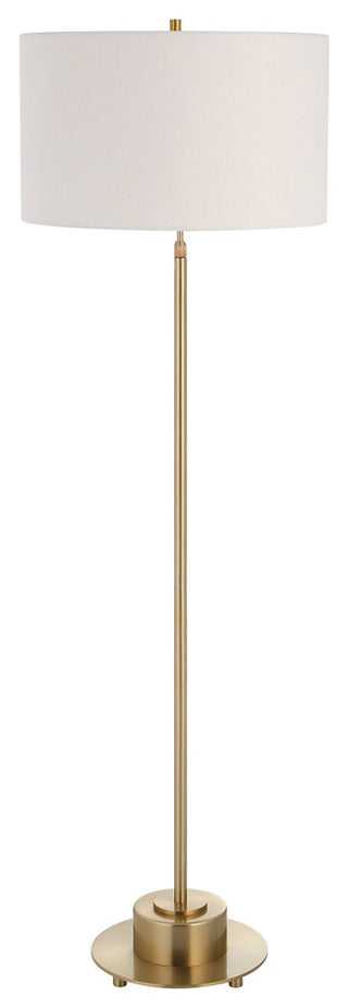 Uttermost Prominence Brass Floor Lamp