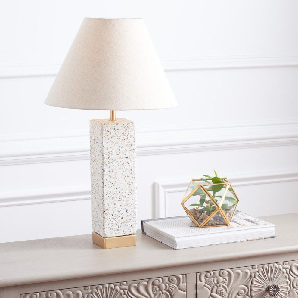 Safavieh Jannise Table Lamp Natural/Gold