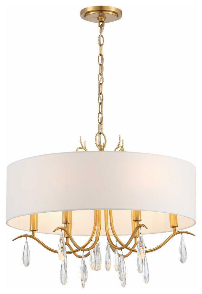 Rollins 6-Light Antique Gold Chandelier