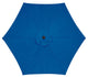 Living Accents UM90BKOBD34RB Market Umbrella, 9', Royal Blue