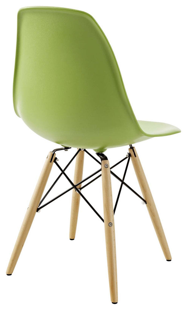 Pyramid Dining Side Chairs Set of 2-Light Green