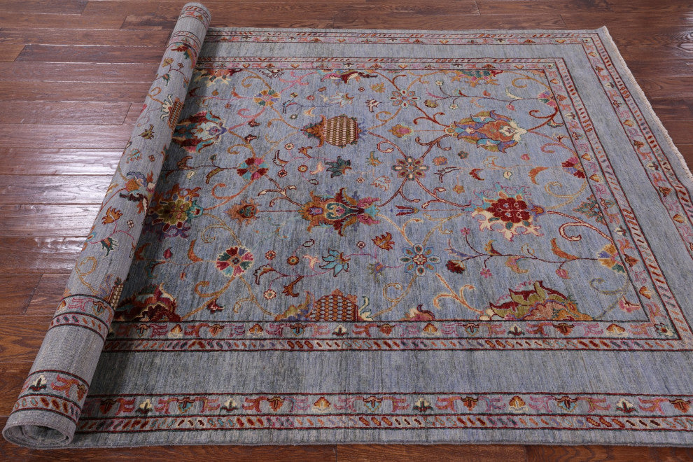 Persian Tabriz Hand-Knotted Wool Rug 5' 9" X 8' 0" Q7423
