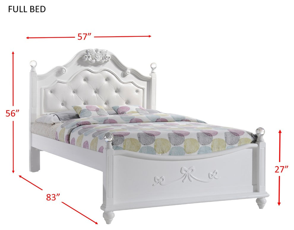 Picket House Furnishings Annie Full Platform Bed With Storage Trundle