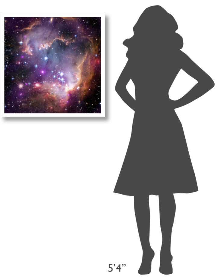 "Under the Wing of the Small Magellanic Cloud" Paper Print by NASA, 26"x26"