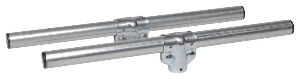 Garment Rack Cover Supports (set of 2) Silver