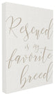 Rescued Is My Favorite Breed Pet, 16"x20", Stretched Canvas Wall Art