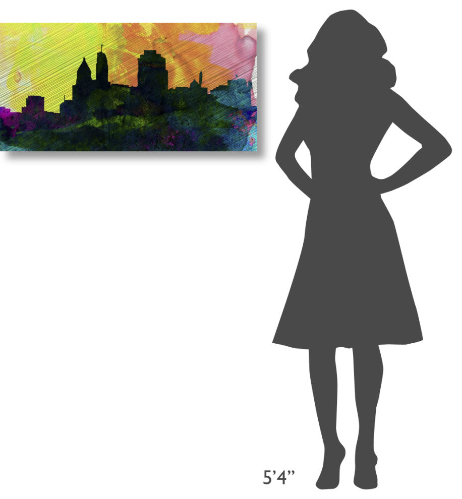 "Cincinnati City Skyline" Fine Art Print