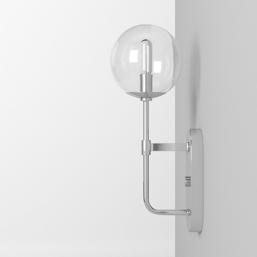 Welton 1-Light Wall Sconce, Chrome
