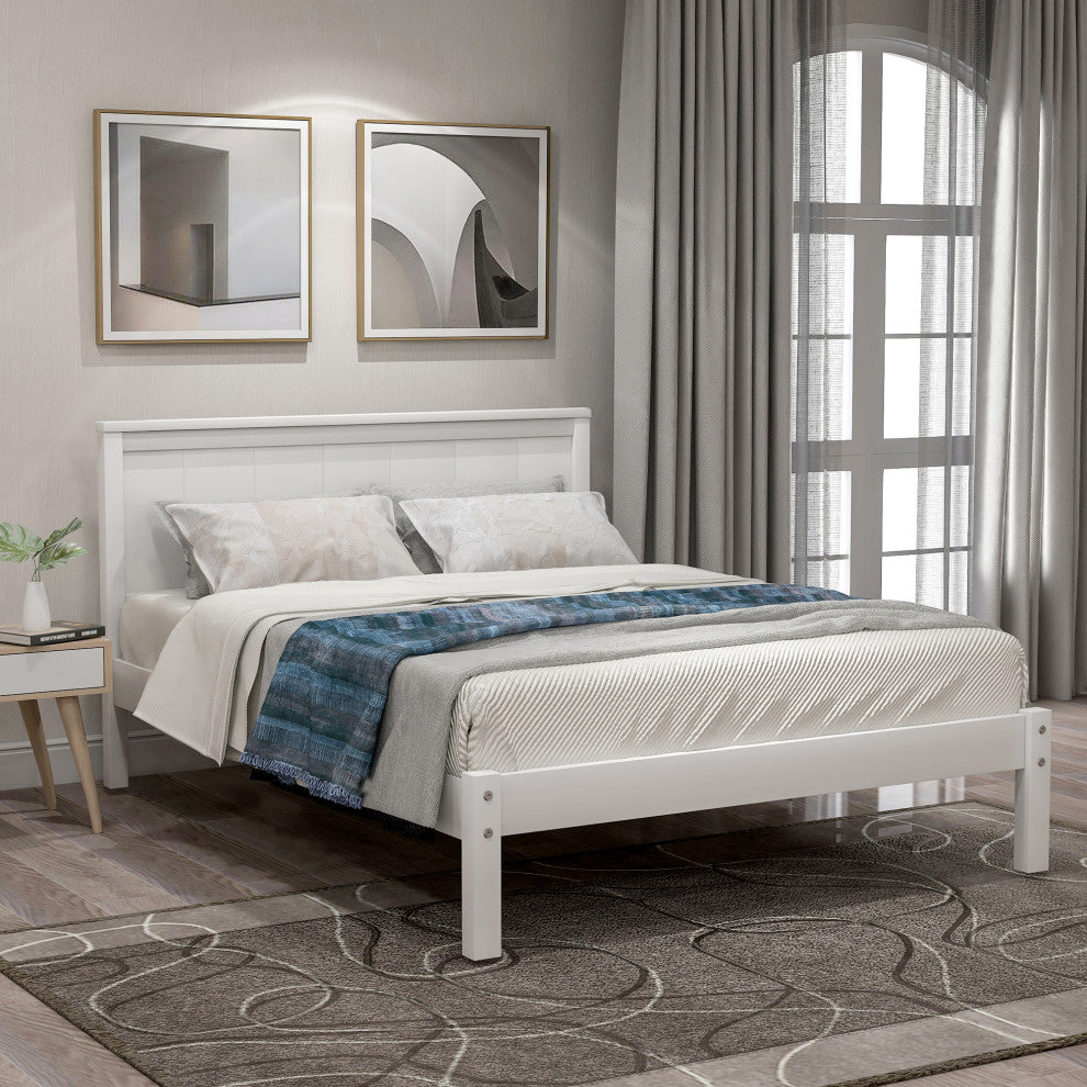 Gewnee Platform Bed Frame with Headboard