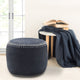 Handcrafted Embroidered Border Pouf