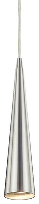 Sliver Small 1 Light Pendant  Satin Nickel Finish
